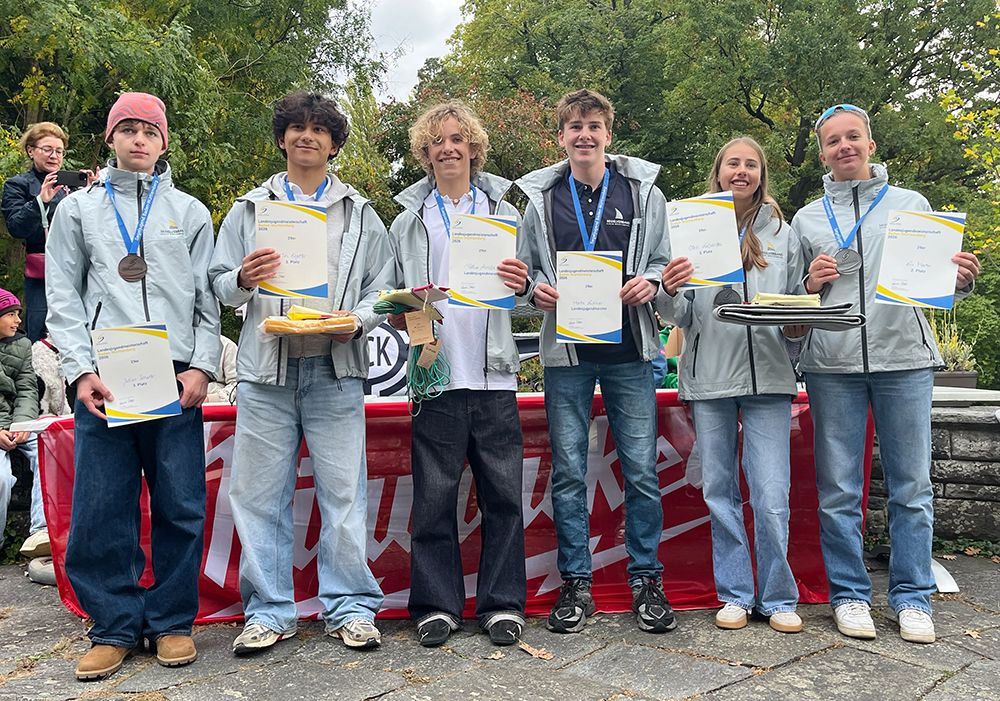 Die Sieger der 29er Klasse